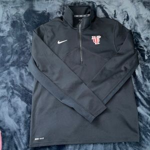 Black UT quarter zip